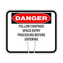 Traffic Cone Sign - DANGER