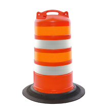 Super Dome Orange Stackable Barrel Drum