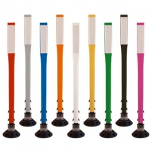 48" Removable Flexible Surface Mount Flat Top Traffic Delineator