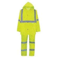 Global Glove FrogWear Type R Class 3 Three-Piece Hi Vis Rain Suit