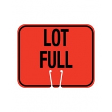 Traffic Cone Sign - LOT FULL