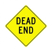 Official MUTCD Dead End Traffic Sign