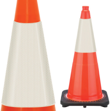 Reflective White Blank Cone Collar Sleeve