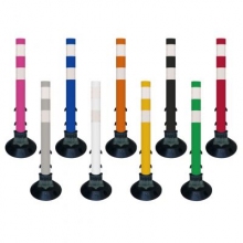 24" Removable Flexible Surface Mount Tubular Traffic Delineator