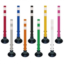 30" Removable Flexible Surface Mount Tubular Traffic Delineator