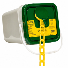 Pail Safety Control Plastic Chain, 3" x 70 ft