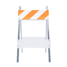 Type I Plastic Panel Barricade w/Reflective Sheeting