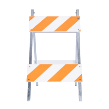 Type II Plastic Panel Barricade w/Reflective Sheeting