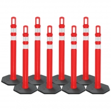 Arch-Looper Premium 42" Orange Delineator Post w/Base Pack of 415