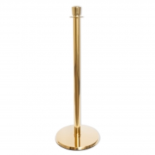 Traditional Crown Urn Top Post Brass Finish