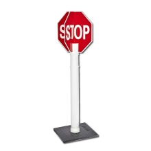 Stop Sign System, Quick Deploy w/Hi Intensity Reflective
