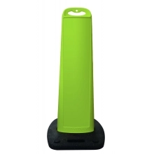 Lime Vertical Sign Panel Blank w/Rubber Base