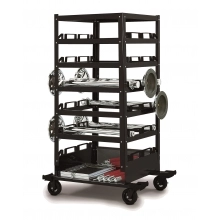 Metal Stanchion Cart - 18 Posts