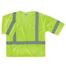 GloWear 8310HL Economy Hi-Vis Safety Vest - Type R, Class 3, Hook + Loop