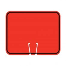Traffic Cone Sign - BLANK