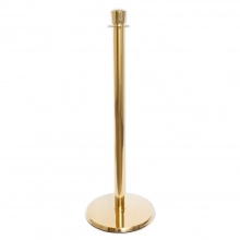 Traditional Crown Urn Top Post Brass Finish