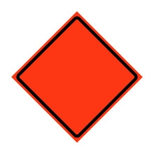 Custom Roll-Up Traffic Sign