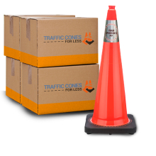 Traffic Cone Ads 6" Collar Sleeve for 36" Cones - 1000 Pack