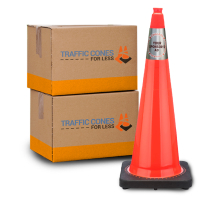 Traffic Cone Ads 6" Collar Sleeve for 36" Cones - 500 Pack