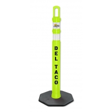 Del Taco Arch-Looper Premium 42" Delineator w/8lb Base - Pack of 2