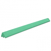 Ultra 6 ft. Plastic Parking Block Electric Vehicle Green, 4 Inch Height
