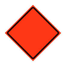 Custom Roll-Up Traffic Sign