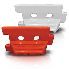 Water Filled Jersey Barricade w/Connector Pin