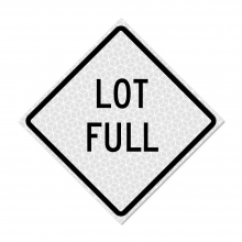 48" x 48" Roll Up Traffic Sign - LOT FULL 