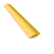 6 Foot Standard Speed Bump w/Channels - Yellow