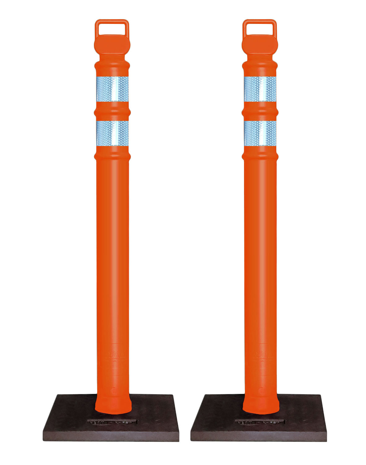 Easy Grab Premium 45" Delineator w/Base (Pack of 2)