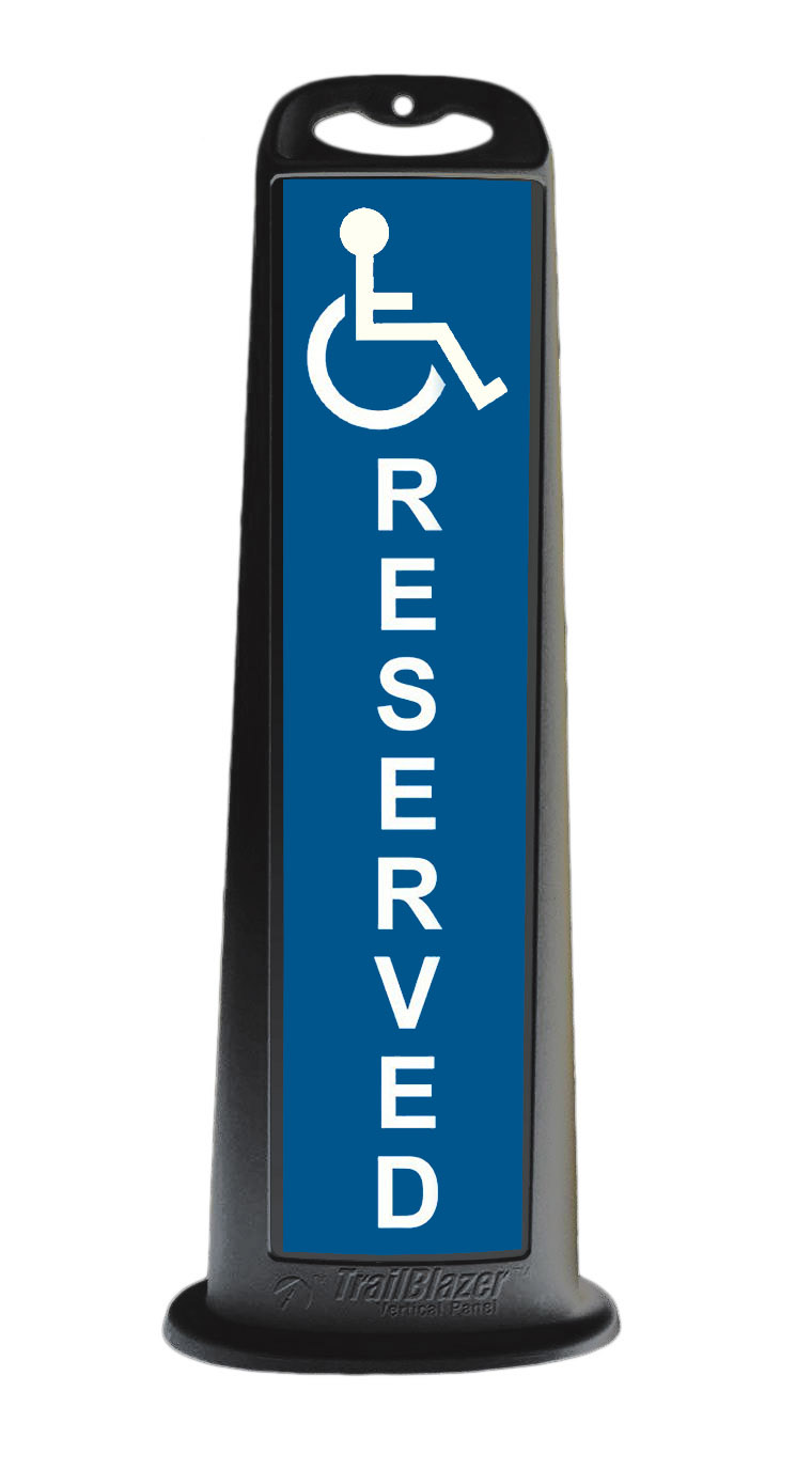 Cortina TrailBlazer Vertical Panel 45", Reserved For Handicap
