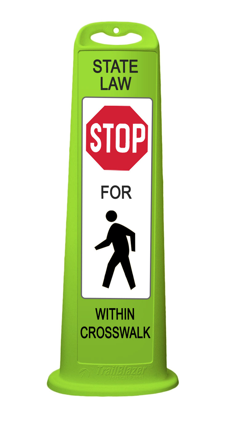 Cortina TrailBlazer Vertical Panel 45" Pedestrian Crossing