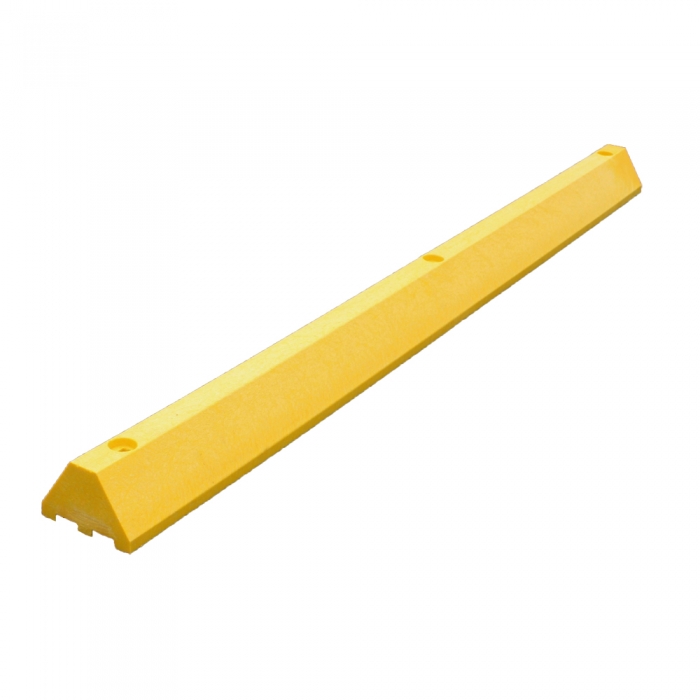 Standard 6 ft. Plastic Parking Block w/Channels