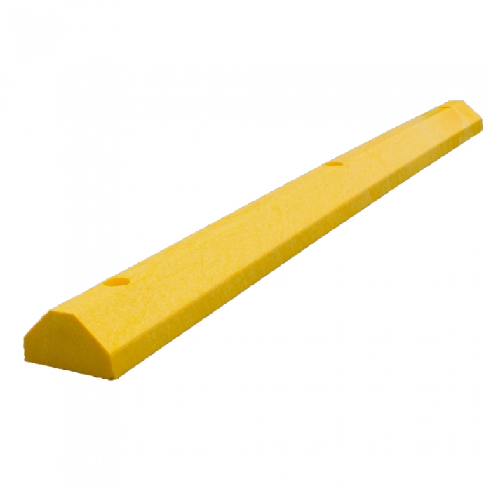 Compact Solid 6 ft. Plastic Parking Block