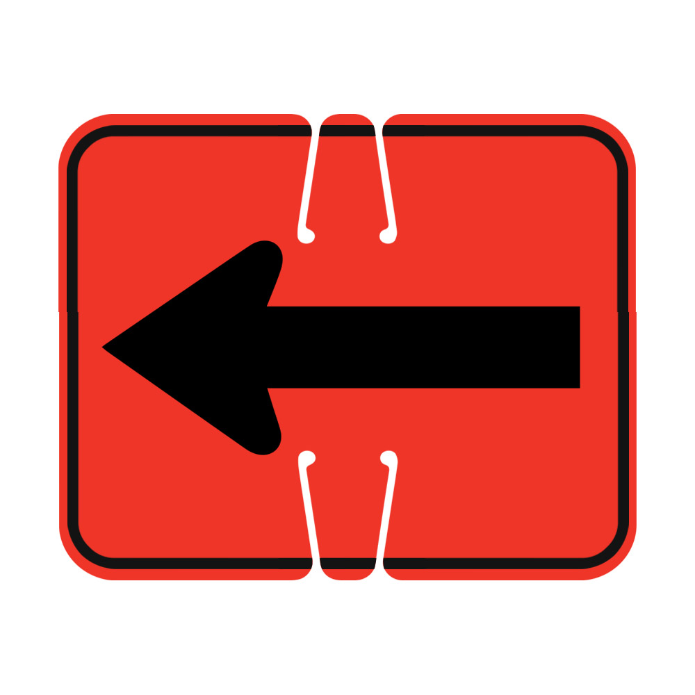 Traffic Cone Sign - REVERSIBLE ARROW