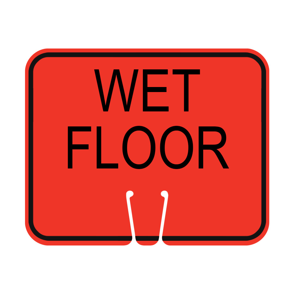 Traffic Cone Sign - WET FLOOR