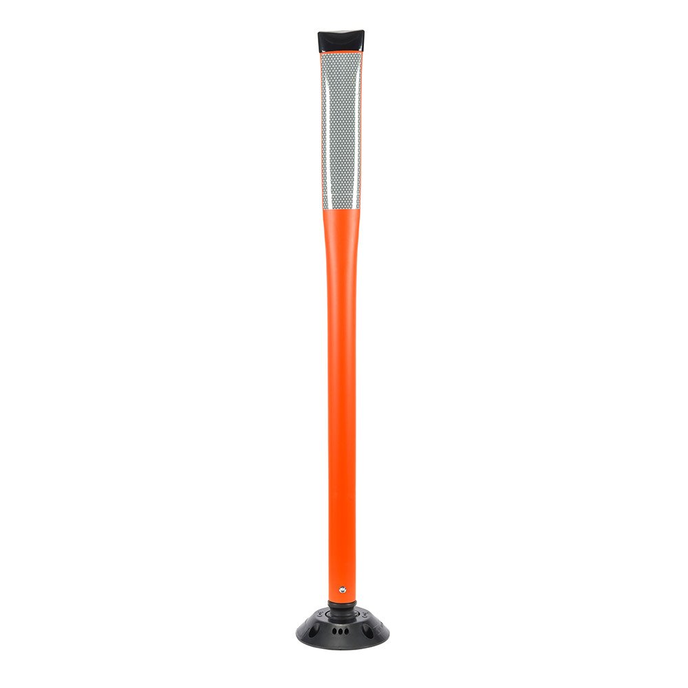 Orange Omniflex 48 Inch Flat Top Traffic Delineator Post  