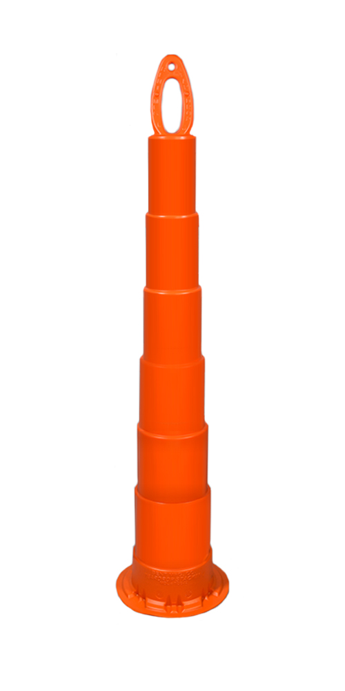 Tear Drop Orange 42" Mini Stackable Channelizer Drum