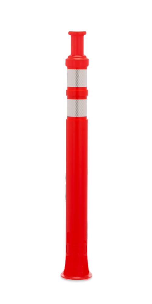 N-Top 42" Delineator w/2 3M Reflective Collars 