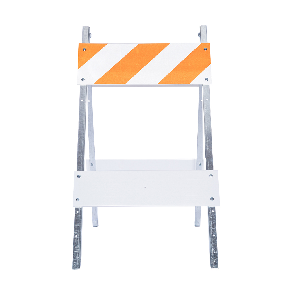 Type I Plastic Panel Barricade w/Steel Legs 70 Pack Pallet