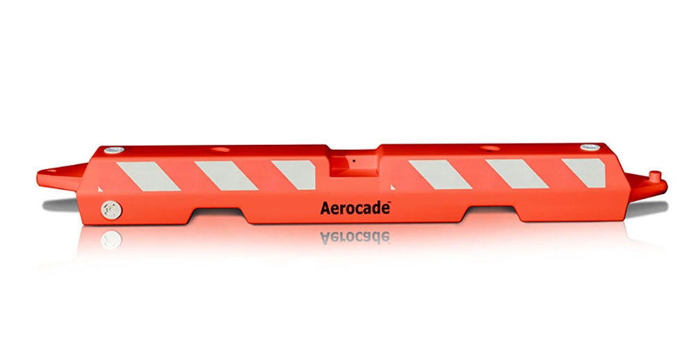 FAA Rated Orange Aerocade Airport Barricade