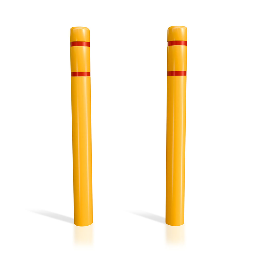 Bollard Cover 7" x 72" w/Reflective Tape - Pack of 2
