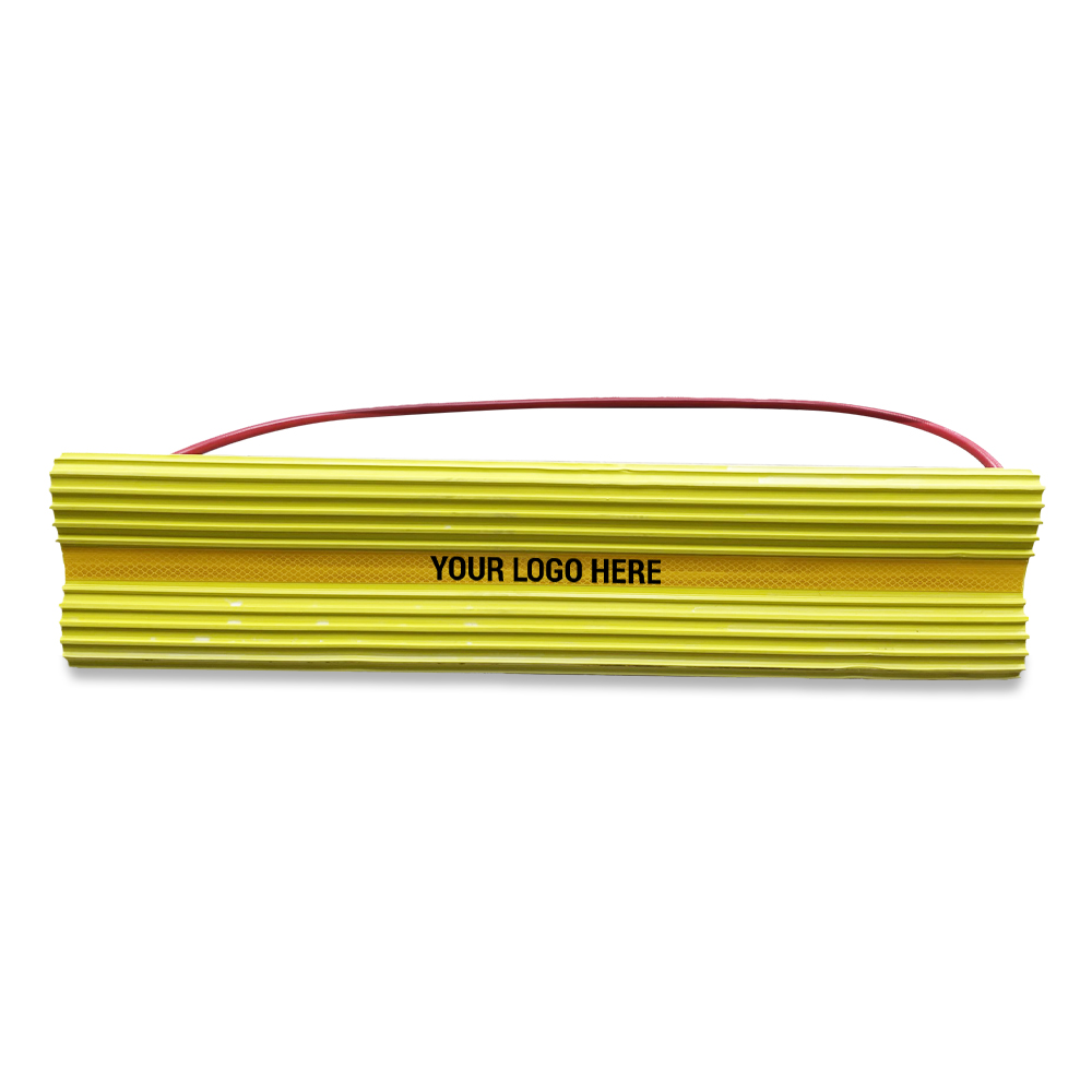 Custom Premium Large 28" Aircraft Chock w/Cable Sling Handle - Select Color
