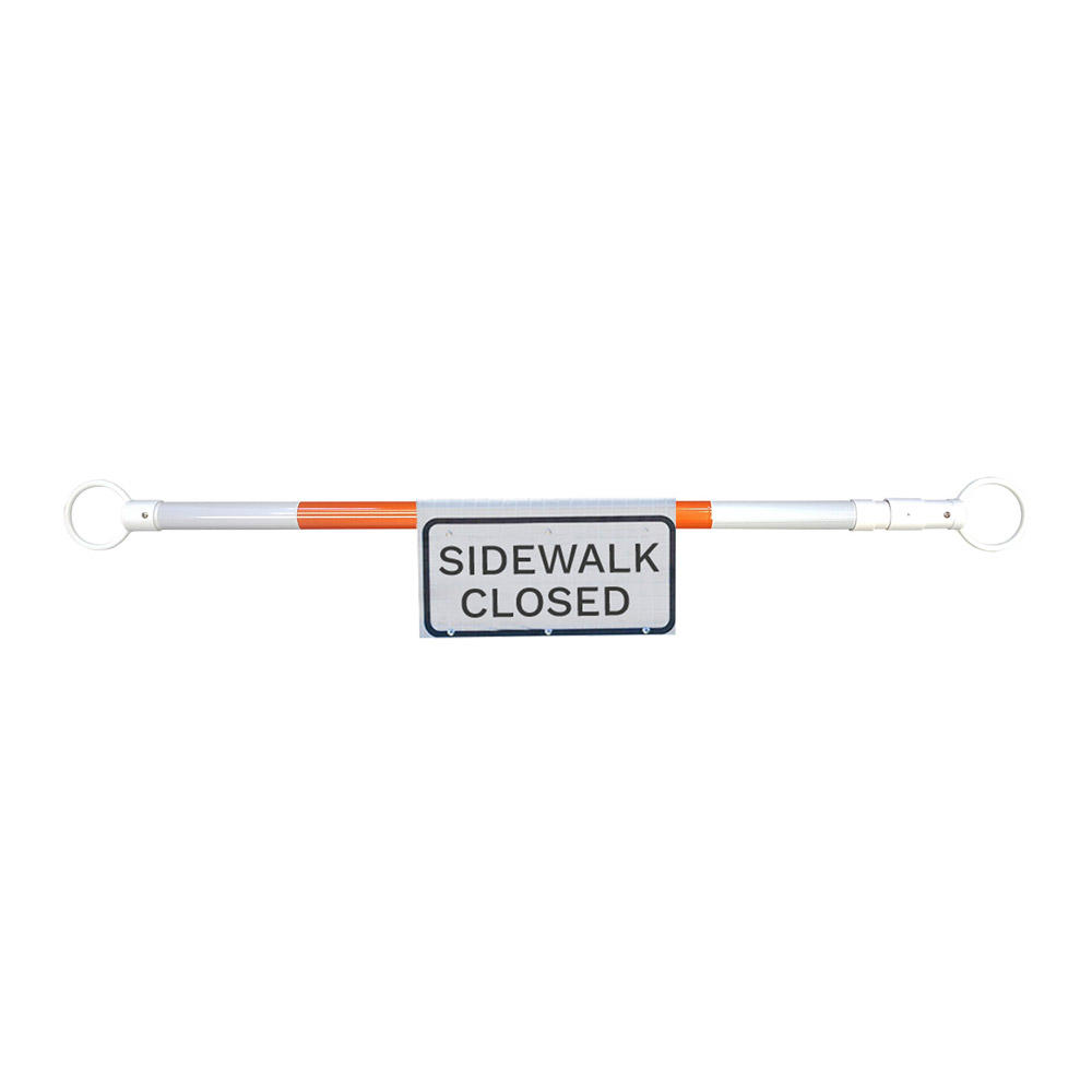 SideWalk Closed - Cone Bar Roll Up Sign
