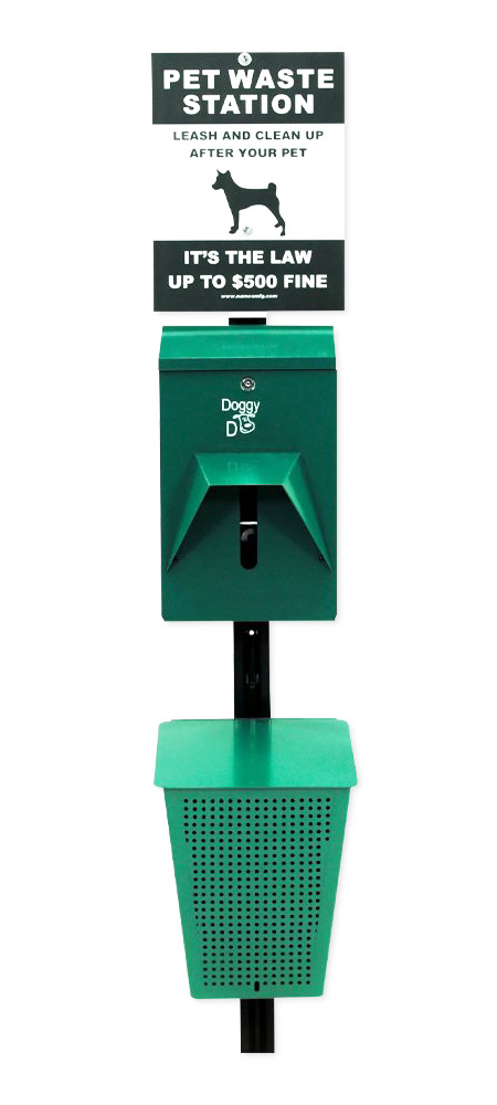 Pet Waste Station w/6ft Pole Bundle