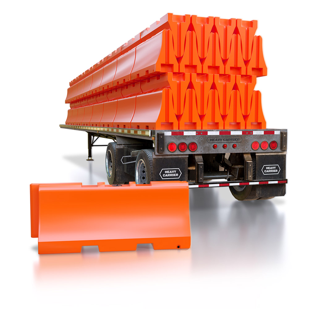 Jersey Water Filled Barricade - Truckload