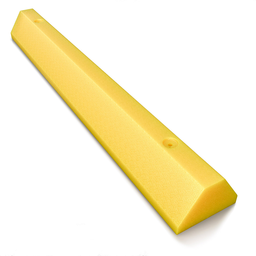 4' Dura Stop Heavy Duty Plastic Parking Block 4.5"H 