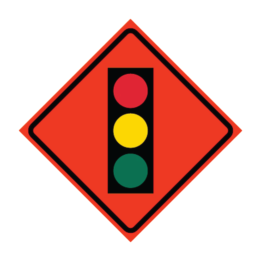 Traffic Signal Symbol Roll-Up Traffic Sign