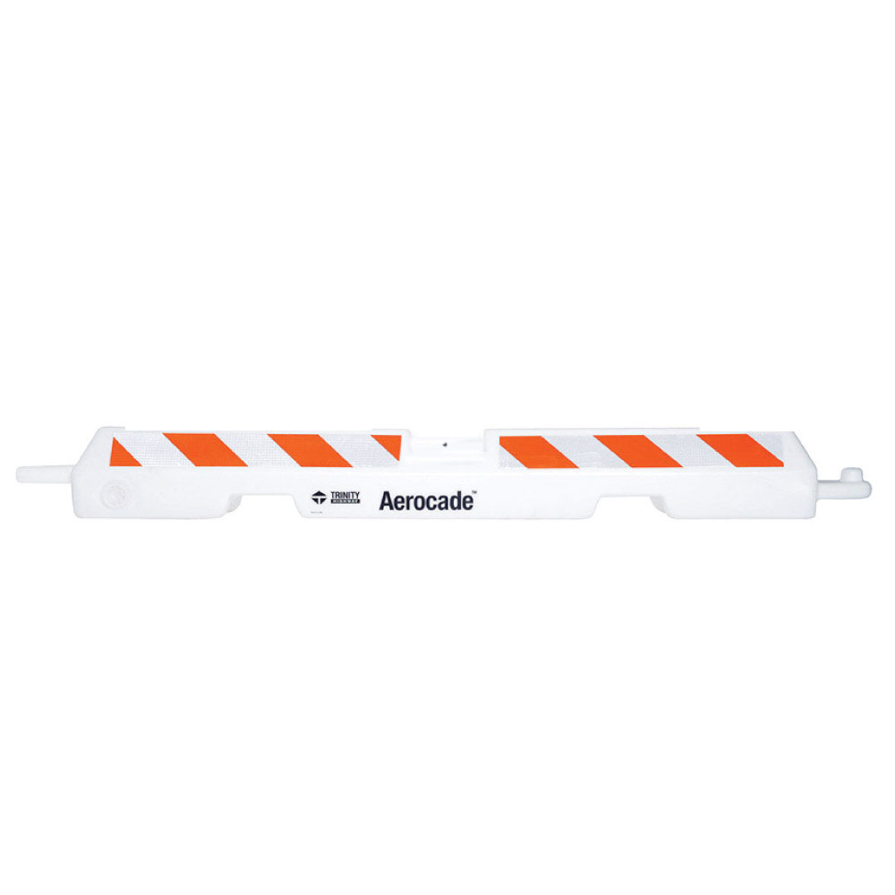 FAA Rated White Aerocade Airport Barricade