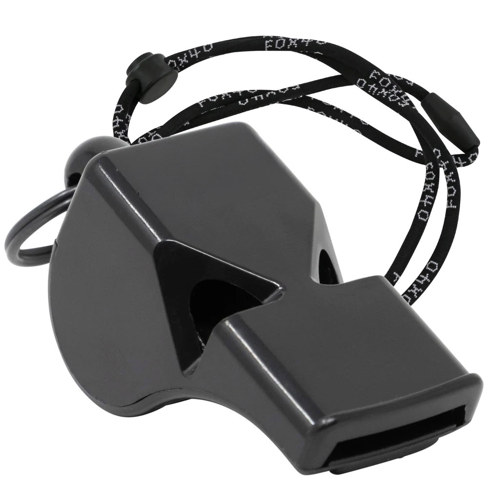 Safety Whistle w/Lanyard - 12 Pack